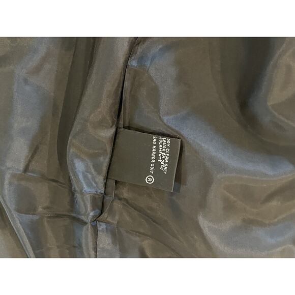 Lord&taylor Women’s Special Occasion Skirt Suit Black Size 16 Floral Stitching - Picture 3 of 16